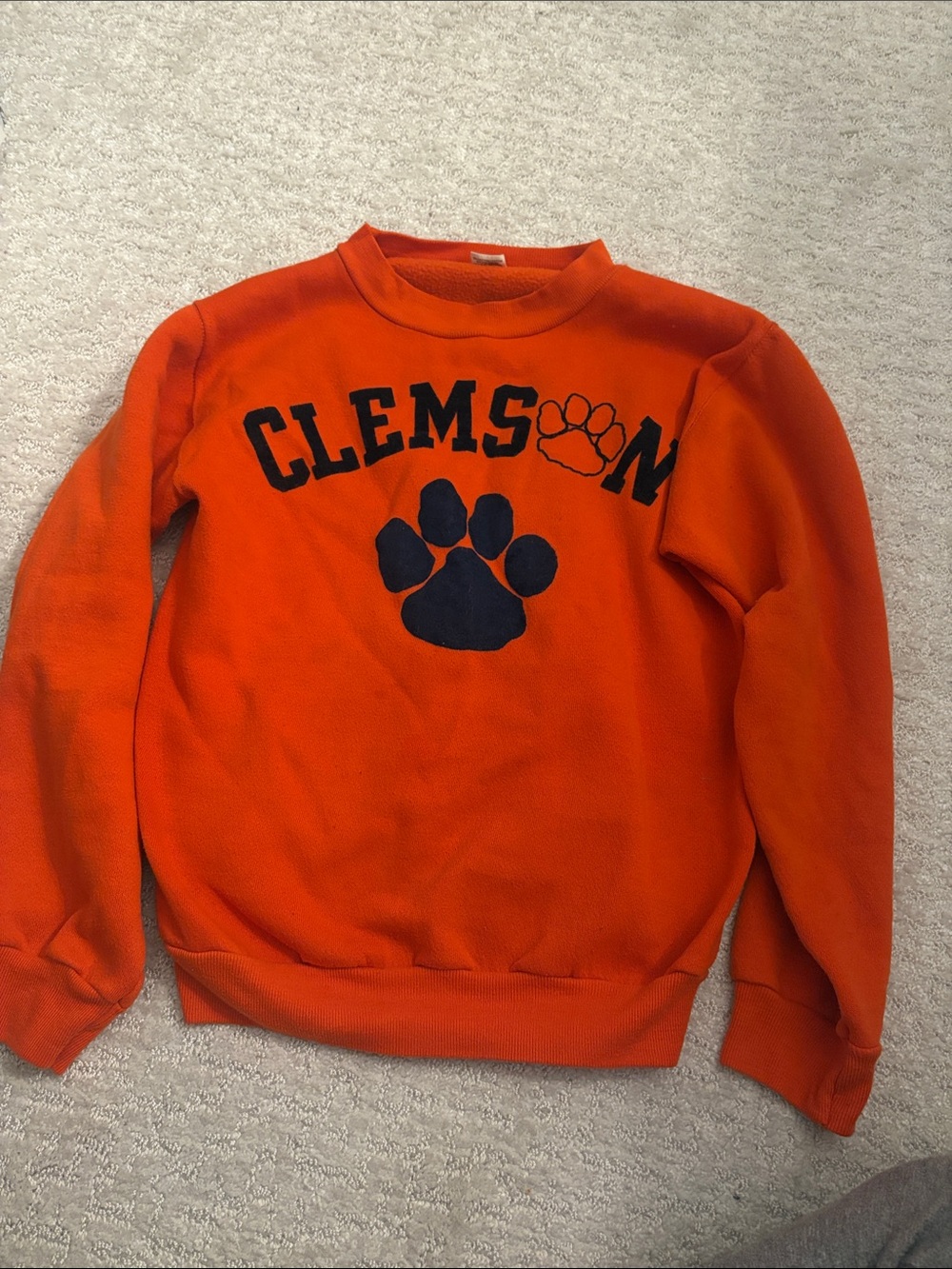 Clemson Orange Crewneck Sweatshirt